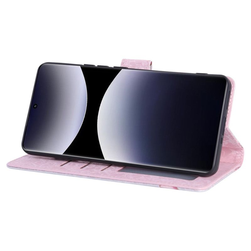 Fodral Xiaomi Redmi Note 14 Pro 5g Rfid-blockerande Blommönster