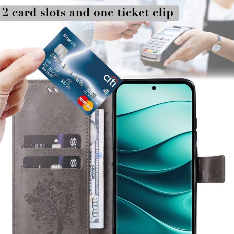 Fodral Xiaomi Redmi Note 14 Pro 5g Träd Och Katt