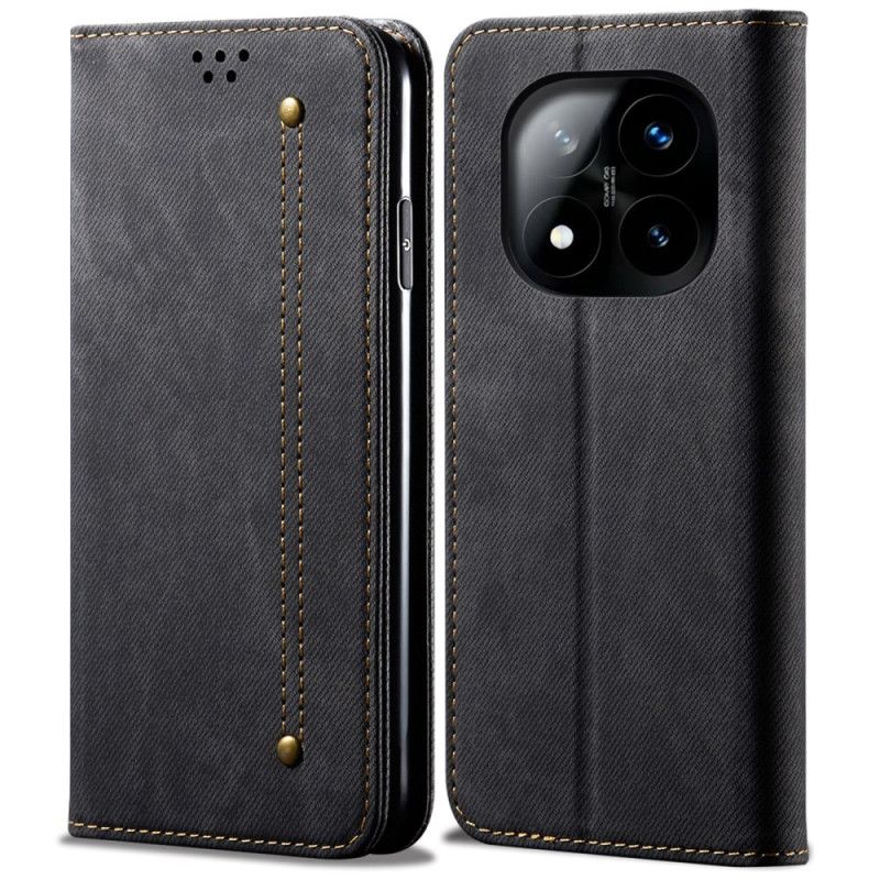 Folio-fodral Xiaomi Redmi Note 14 Pro 5g Denimtyg