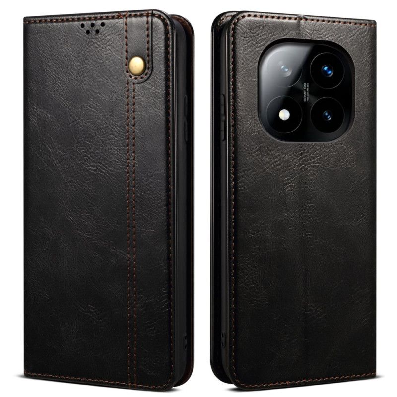 Folio-fodral Xiaomi Redmi Note 14 Pro 5g Vaxat Konstläder