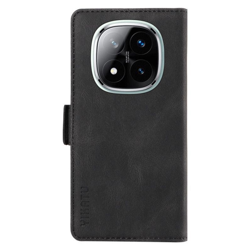 Läderfodral Xiaomi Redmi Note 14 Pro 5g Telefonfodral Ykatu Mockaeffekt