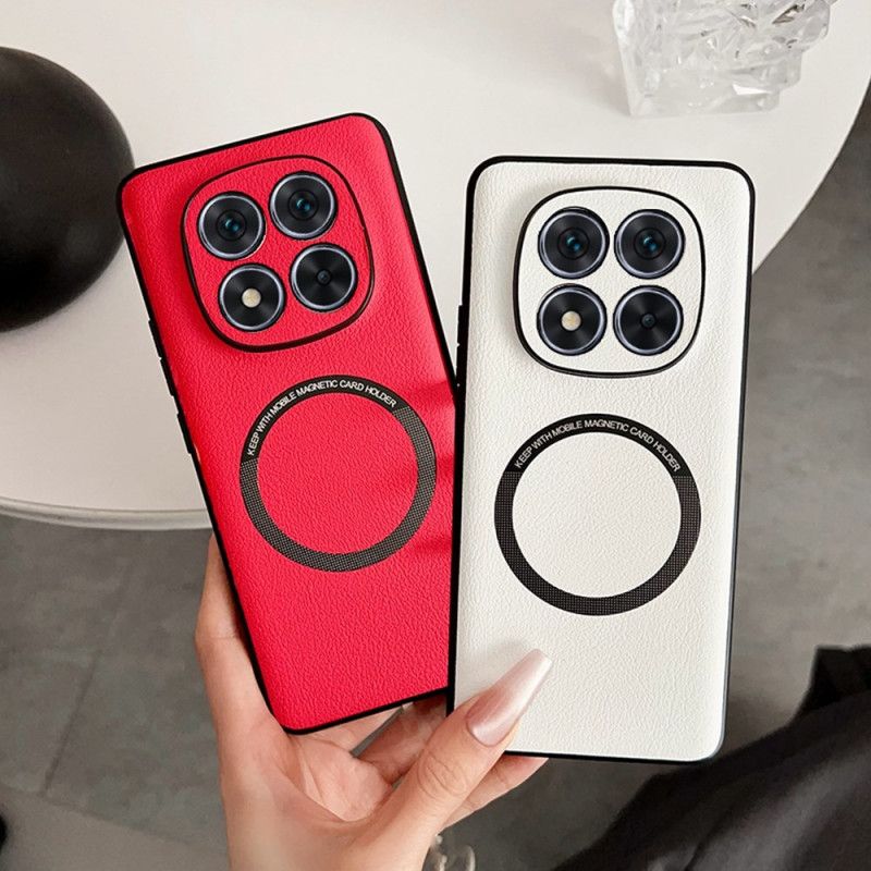 Skal För Xiaomi Redmi Note 14 Pro 5g Magsafe-kompatibel Lädereffekt