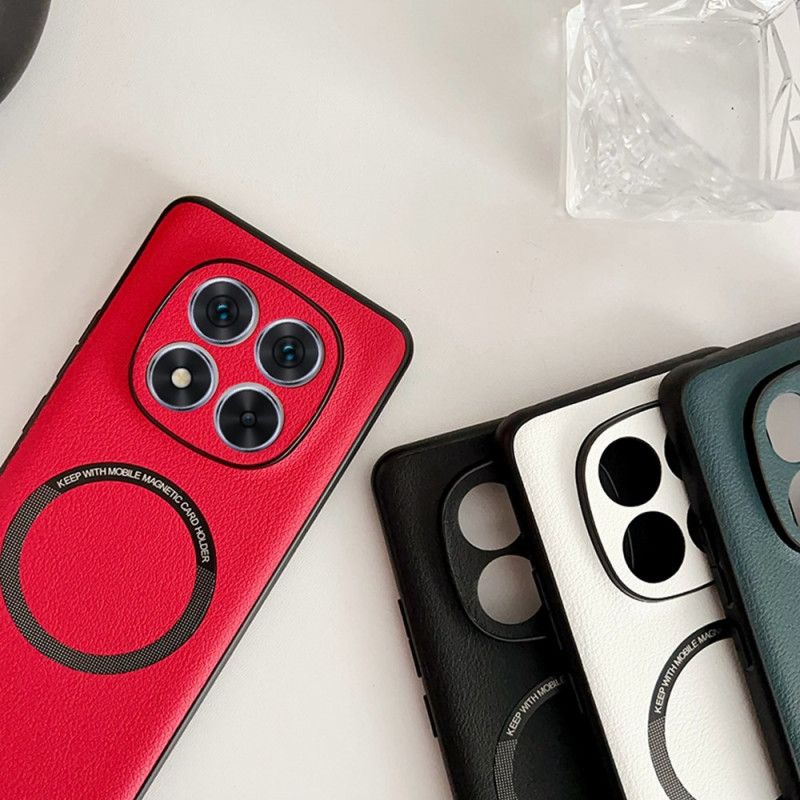 Skal För Xiaomi Redmi Note 14 Pro 5g Magsafe-kompatibel Lädereffekt