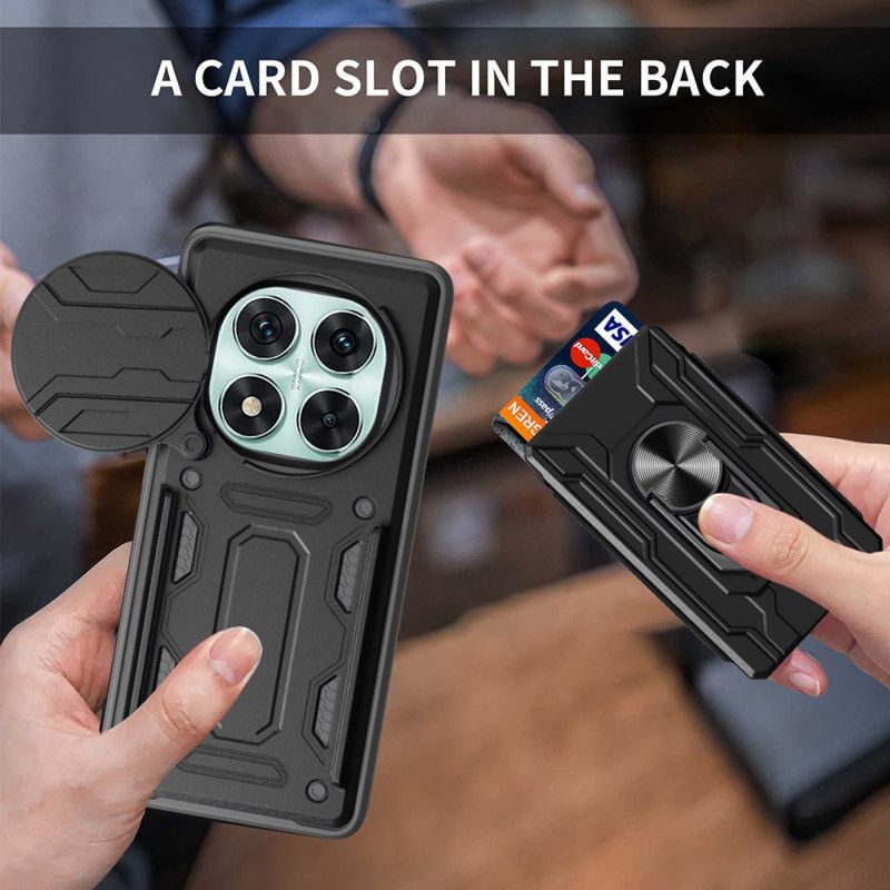 Skal För Xiaomi Redmi Note 14 Pro 5g Skjutbart Kameraskydd Och Stativ