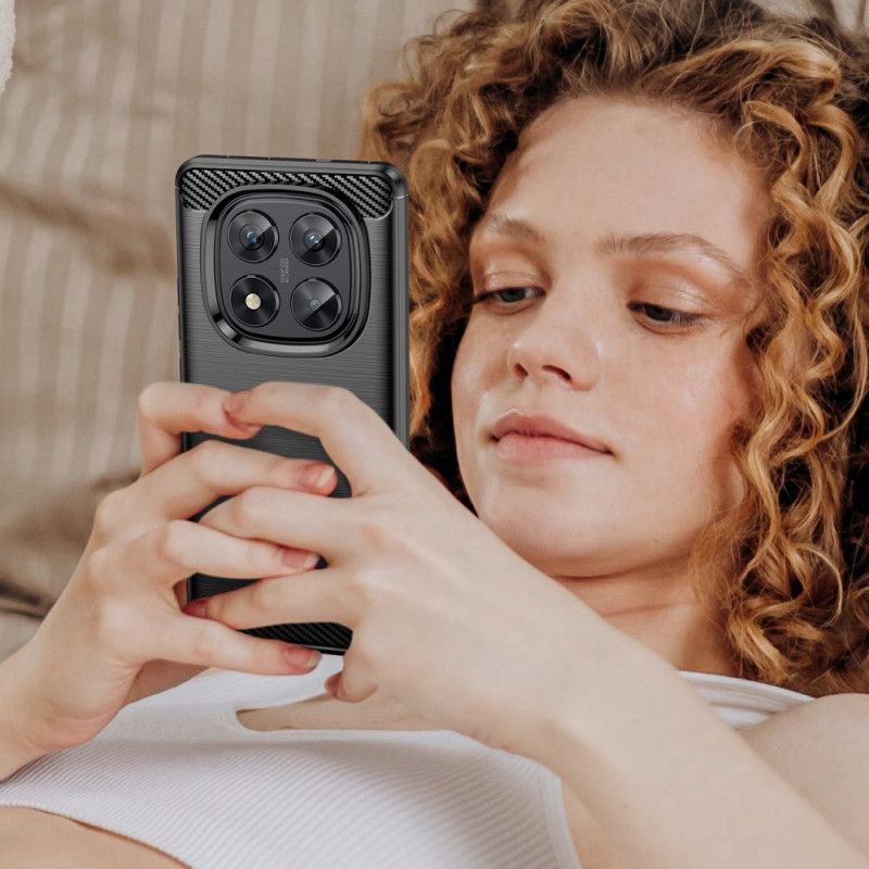 Skal Xiaomi Redmi Note 14 Pro 5g Borstad Kolfiber