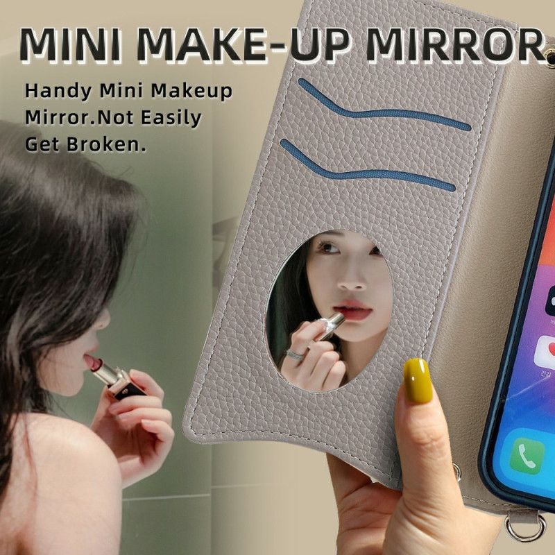 Skyddsfodral Xiaomi Redmi Note 14 Pro 5g Plånbok Med Kedja