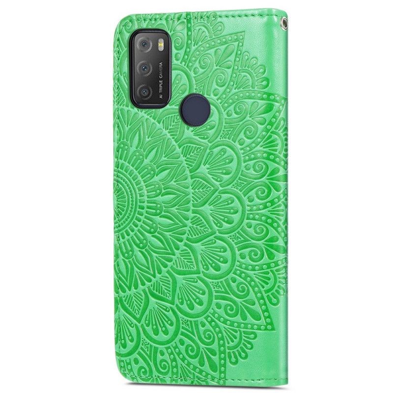Fodral Alcatel 3l (2021) / 1s (2021) Tribal Leaves