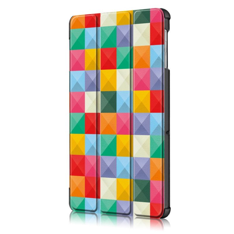 Färgglatt Förstärkt Samsung Galaxy Tab S5e Smart Fodral