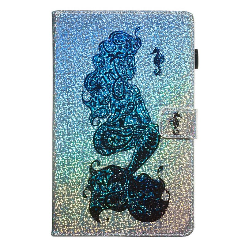 Fodral för Samsung Galaxy Tab S5e Sjöjungfru Glitter