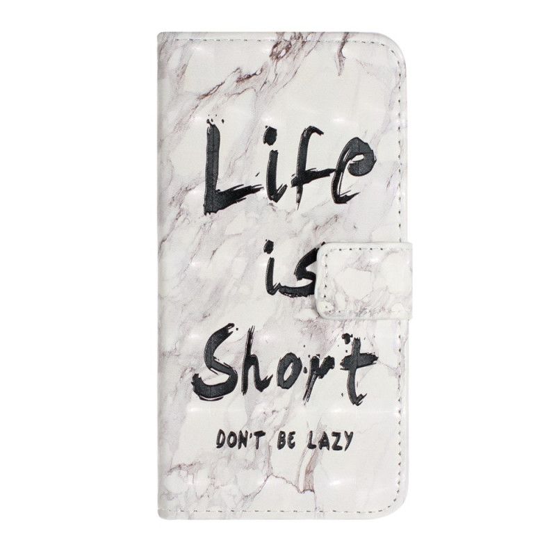 Läderskal Samsung Galaxy A10 Livet Är Kort