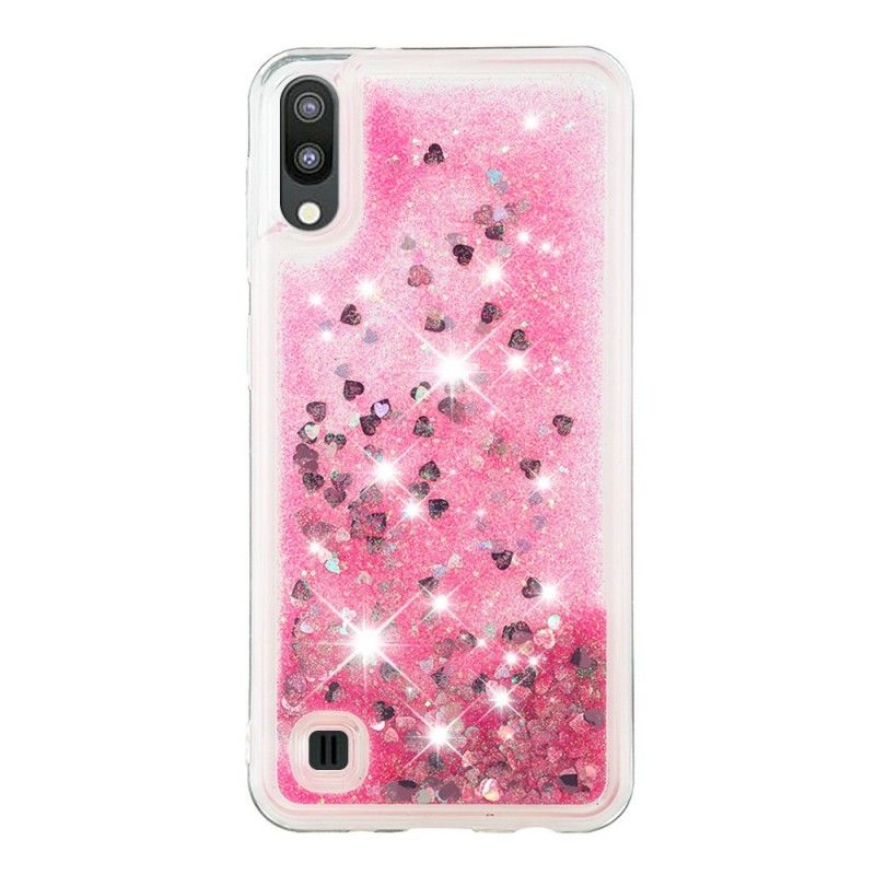Skal för Samsung Galaxy A10 Magenta Jag Är Glitter