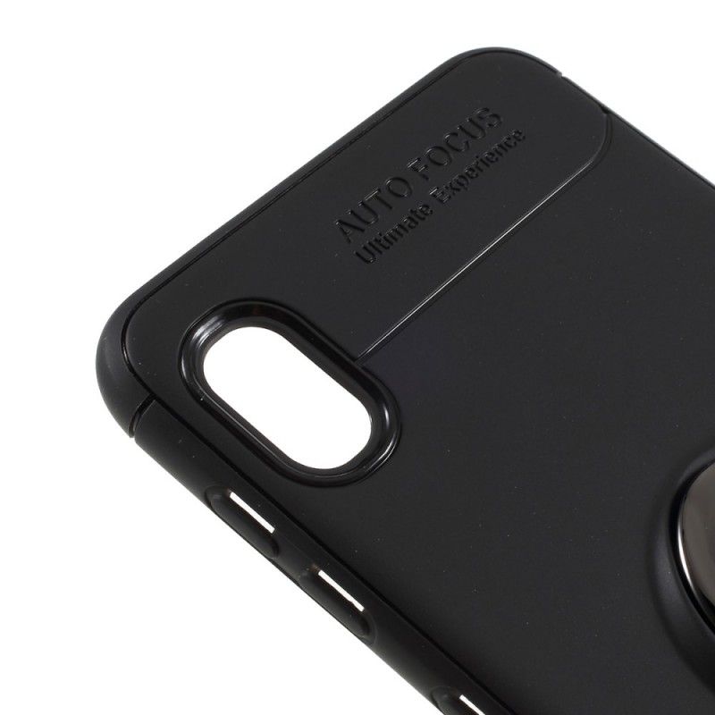Skal Samsung Galaxy A10 Svart Mobilskal Roterande Ring