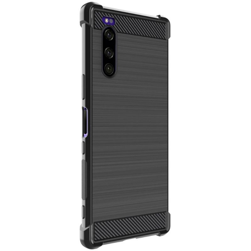 Skal Sony Xperia 5 Imak Borstad Kolfiber