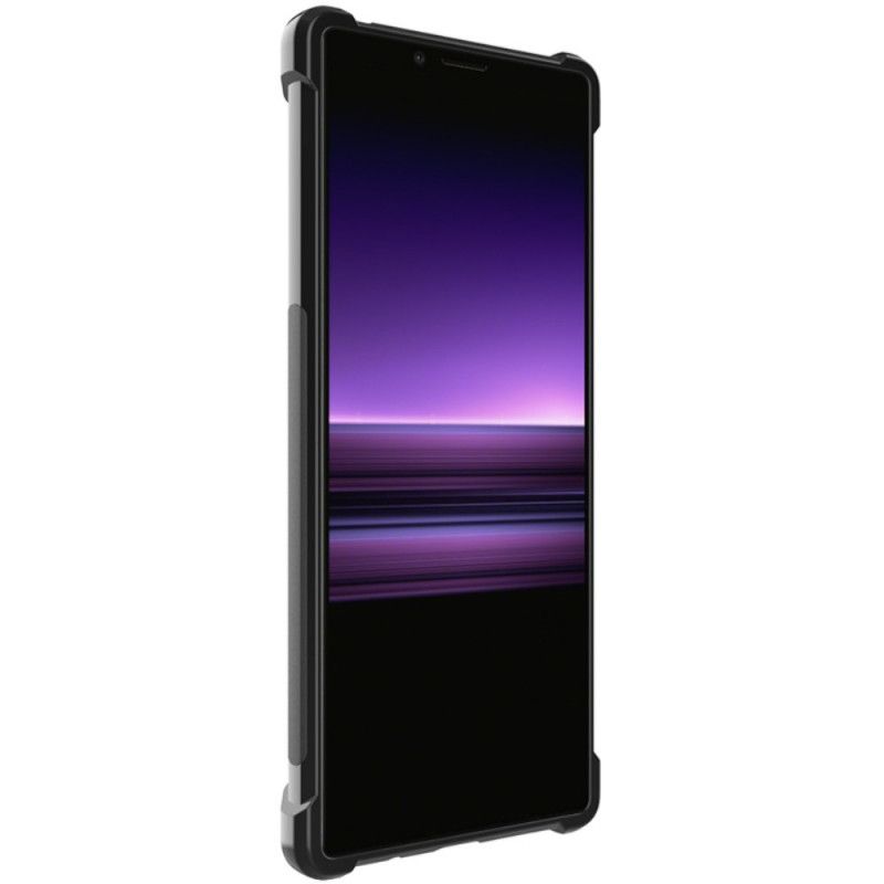 Skal Sony Xperia 5 Imak Borstad Kolfiber