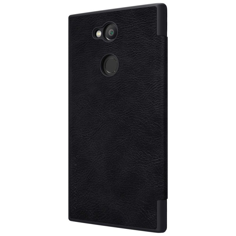 Folio-fodral Sony Xperia L2 Svart Nillkin Qin-Serien