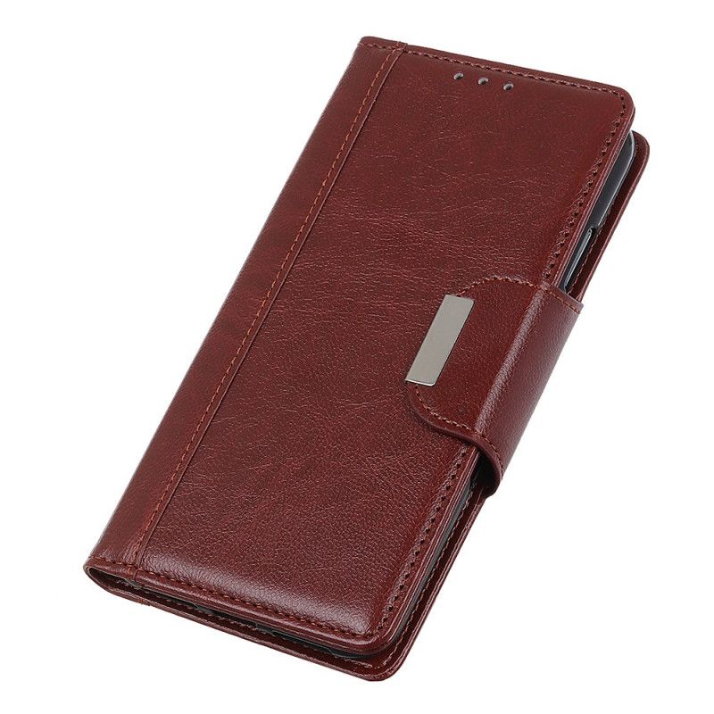 Skyddsfodral Samsung Galaxy Note 10 Lite Svart Elegansförslutning I Konstläder