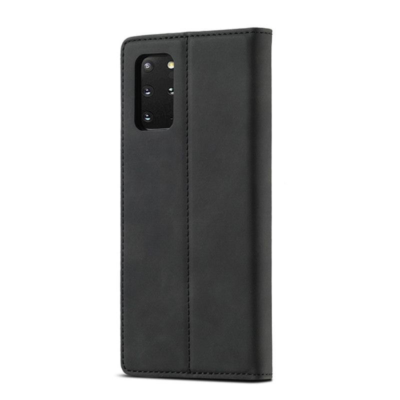 Folio-fodral för Samsung Galaxy S20 Plus / S20 Plus 5G Svart Lc.Imeeke Lädereffekt