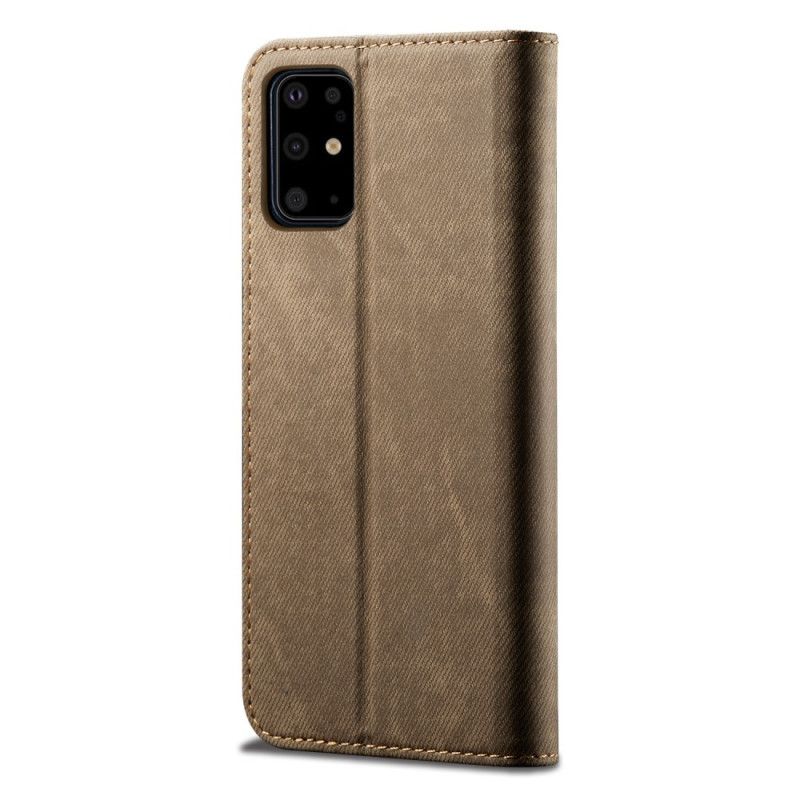Folio-fodral Samsung Galaxy S20 Plus / S20 Plus 5G Svart Jeanstyg
