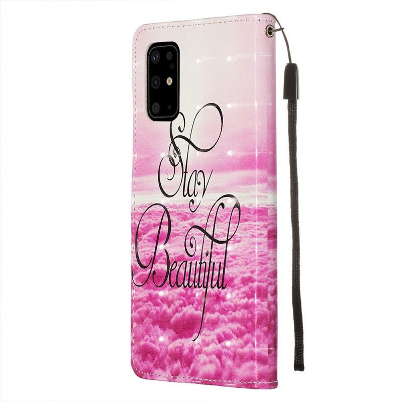 Läderfodral Samsung Galaxy S20 Plus / S20 Plus 5G Mobilskal Förbli Vacker
