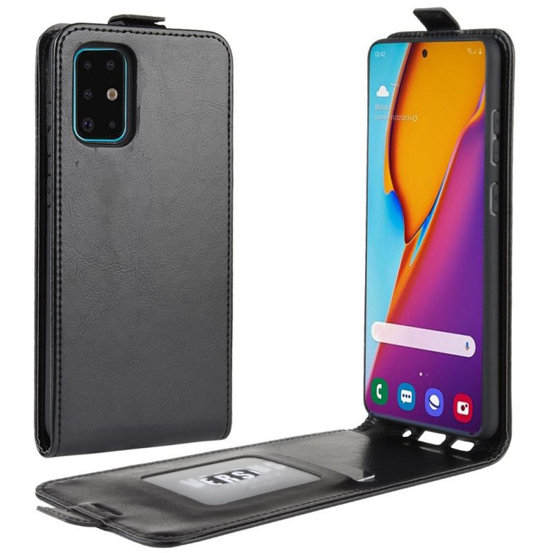 Skyddsfodral Samsung Galaxy S20 Plus / S20 Plus 5G Svart Vikbar Lädereffekt