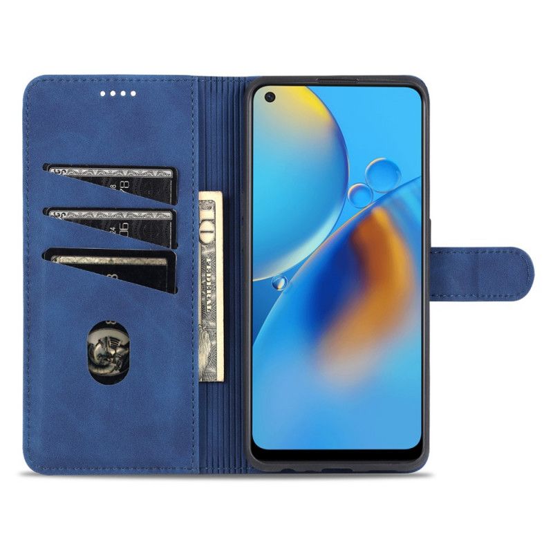 Fodral För Oppo A74 4g Azns Lädereffekt