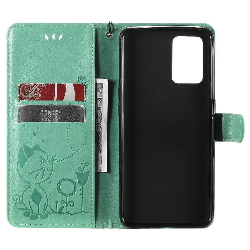 Fodral Oppo A74 4g Cat And Bee Thong