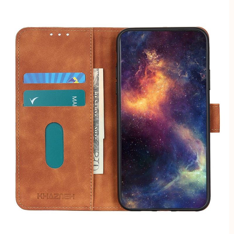 Fodral Oppo A74 4g Khazneh Vintage Lädereffekt