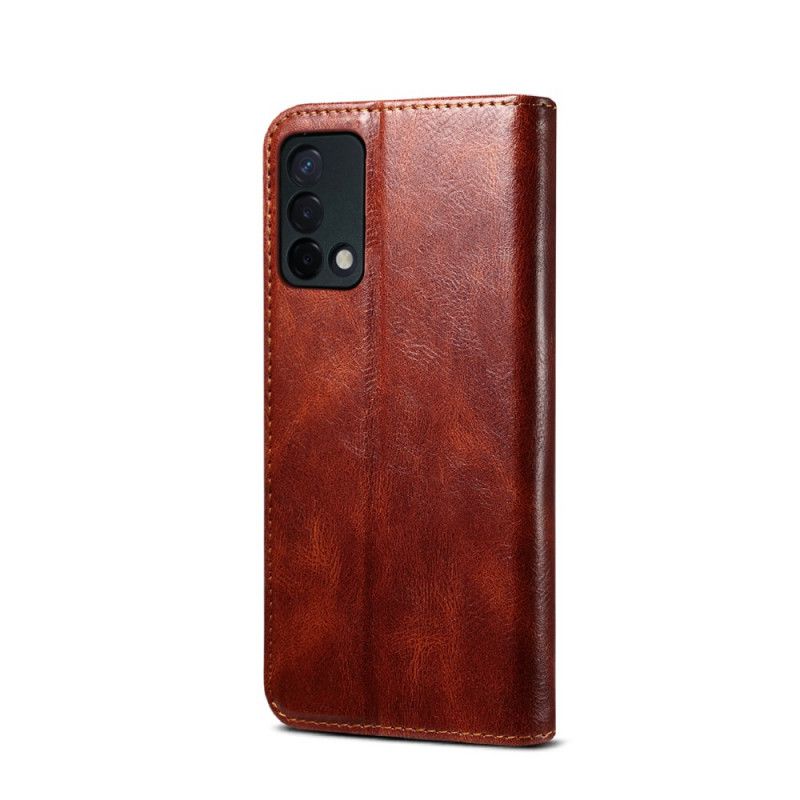 Folio-fodral Oppo A74 4g Telefonfodral Vaxat Konstläder