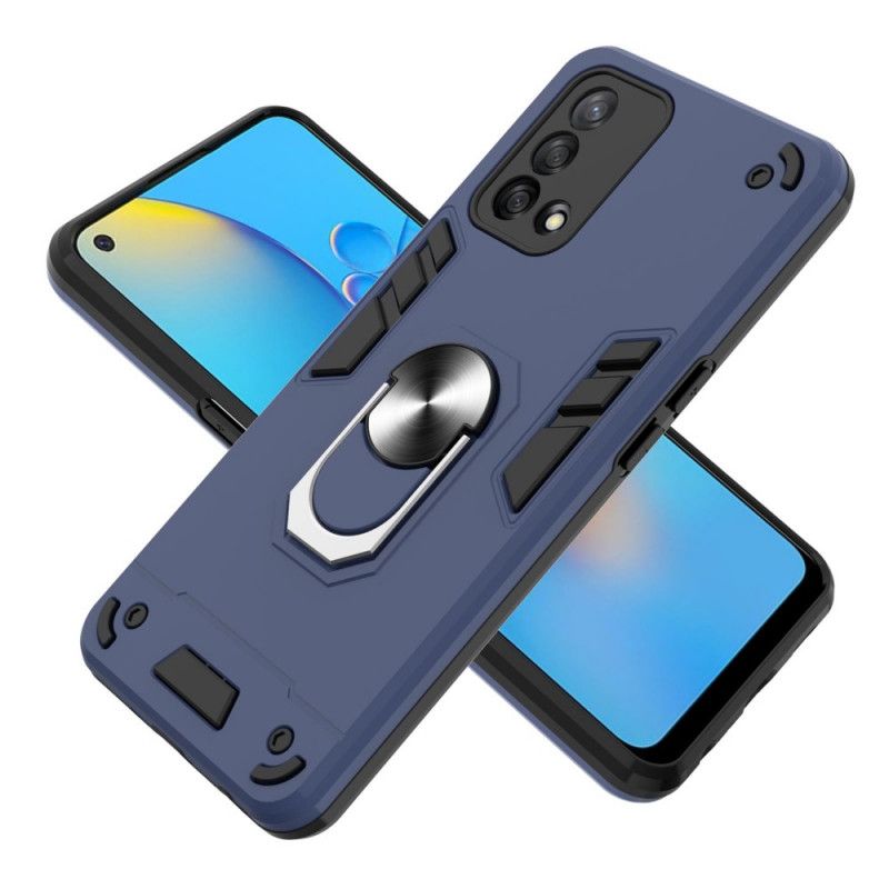 Skal Oppo A74 4g Löstagbar Ringhållare Metallic