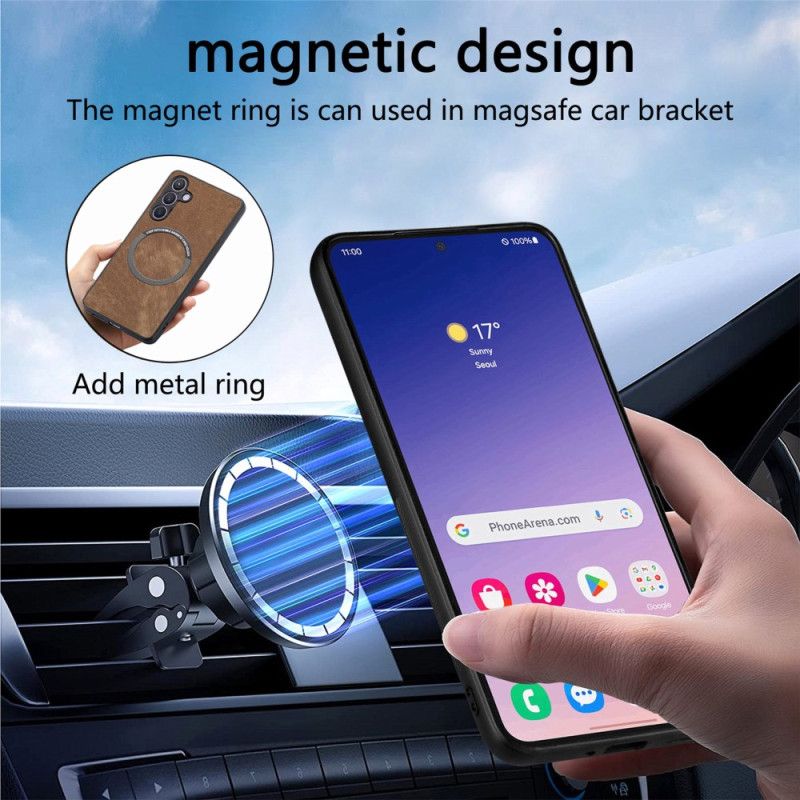 Läderfodral Samsung Galaxy S25 5g Telefonfodral Avtagbart Magnetiskt Fodral