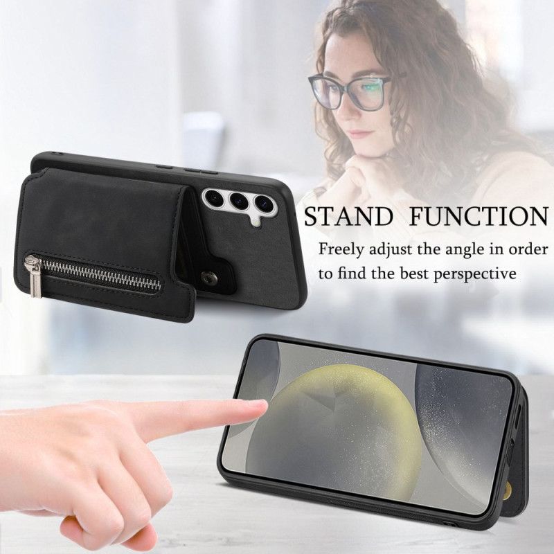 Skal För Samsung Galaxy S25 5g Med Avtagbar Magnetisk Korthållare