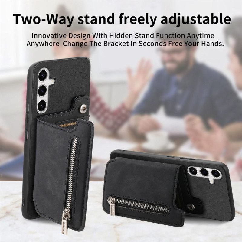 Skal För Samsung Galaxy S25 5g Med Avtagbar Magnetisk Korthållare