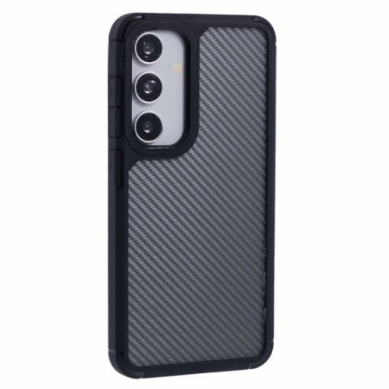 Skal Samsung Galaxy S25 5g Genomskinlig Kolfiberstruktur