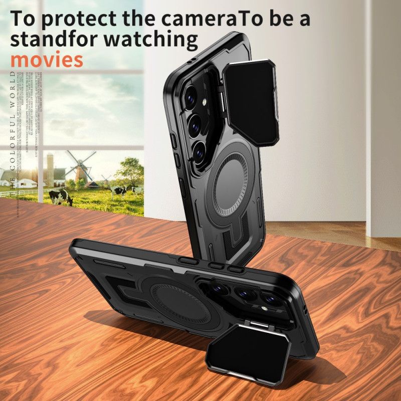 Skal Samsung Galaxy S25 5g Magsafe Kompatibelt Fäste Och Linsskydd