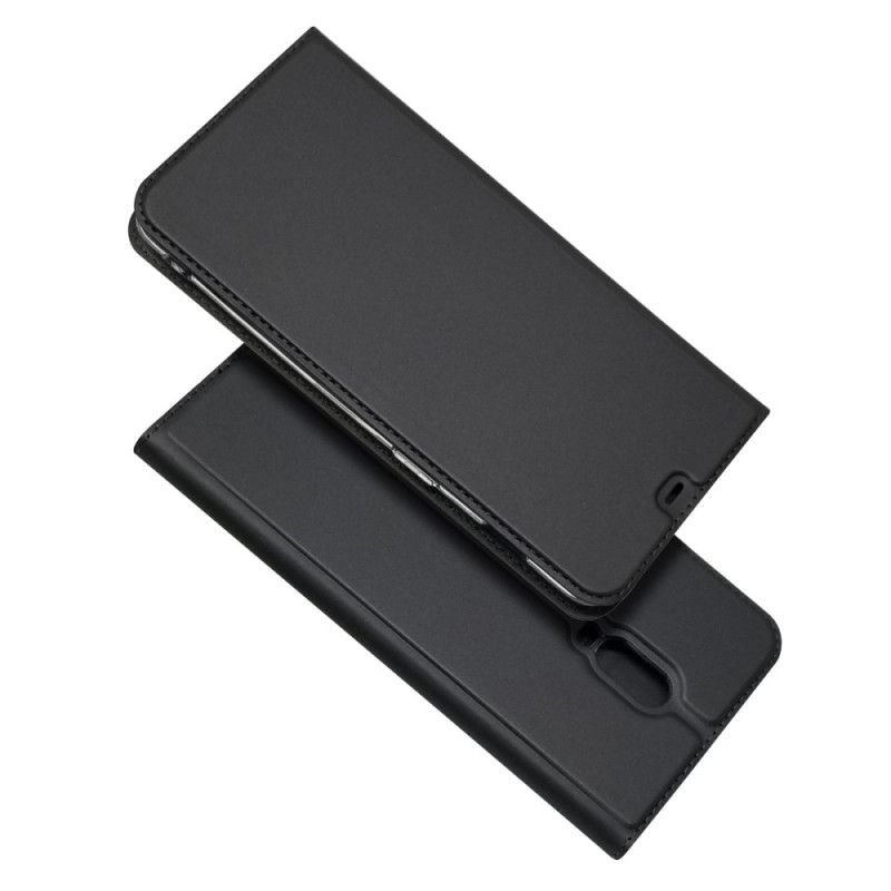 Folio-fodral OnePlus 6T Svart Förstklassig Läderstil