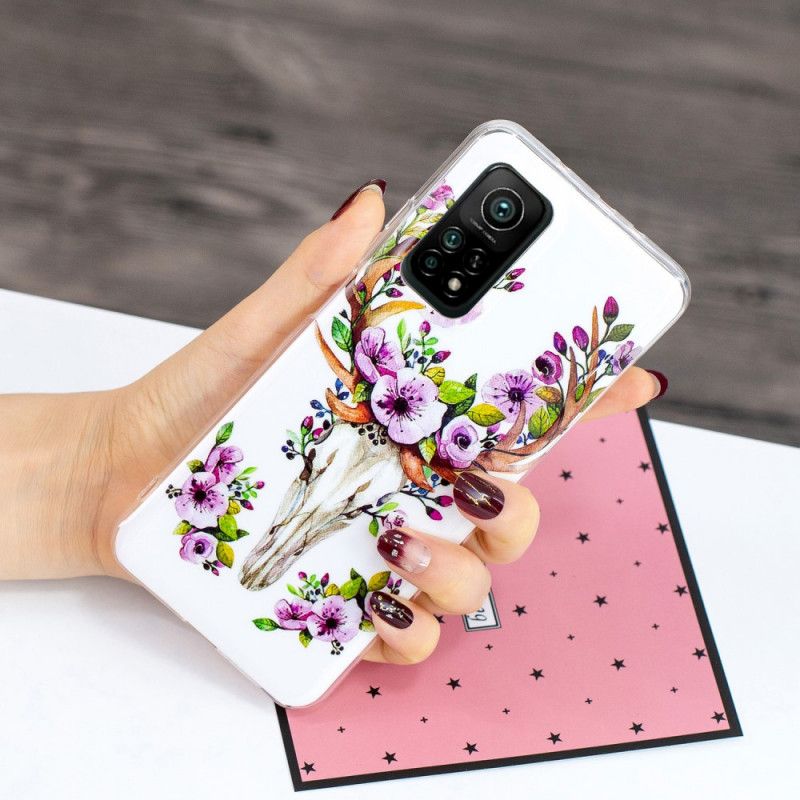 Skal för Xiaomi Mi 10T / 10T Pro Fluorescerande Blommande Älg