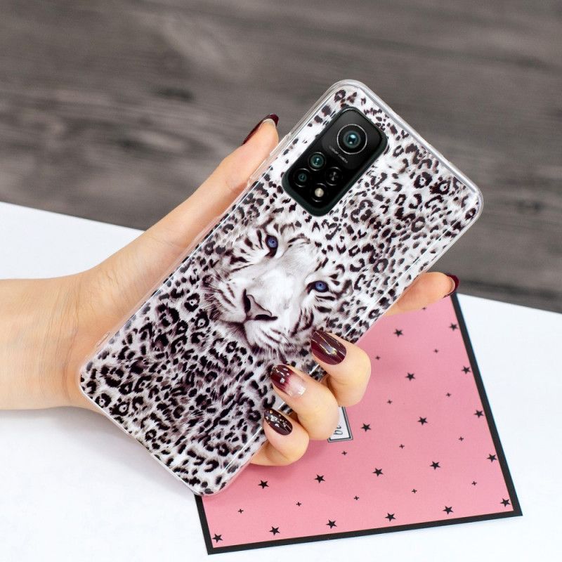 Skal Xiaomi Mi 10T / 10T Pro Fluorescerande Leopard