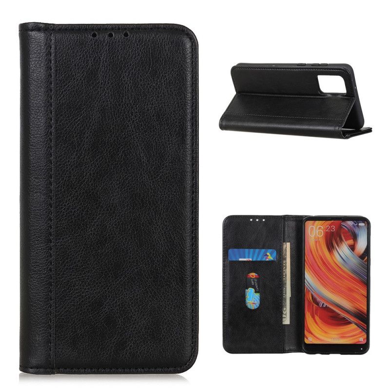 Skyddsfodral Xiaomi Mi 10T / 10T Pro Svart Läderstil