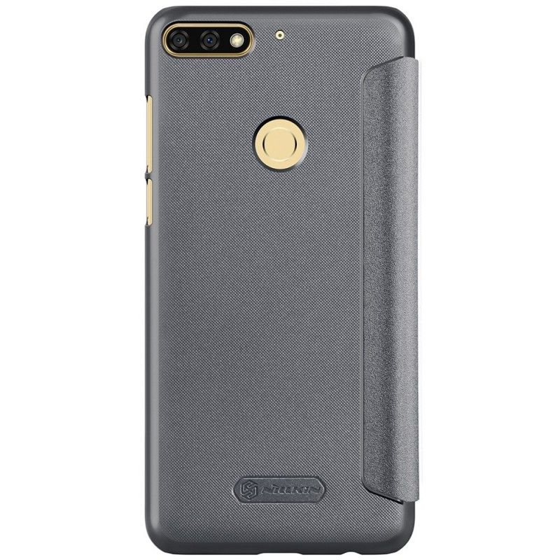 Folio-fodral för Huawei Y7 2018 Svart Nillkin