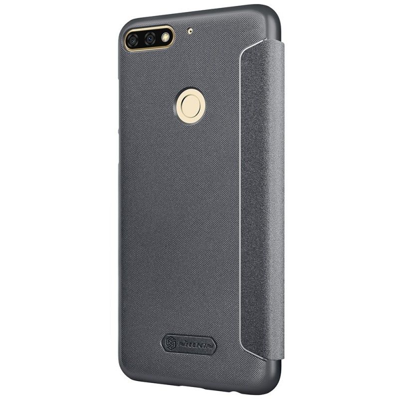 Folio-fodral för Huawei Y7 2018 Svart Nillkin