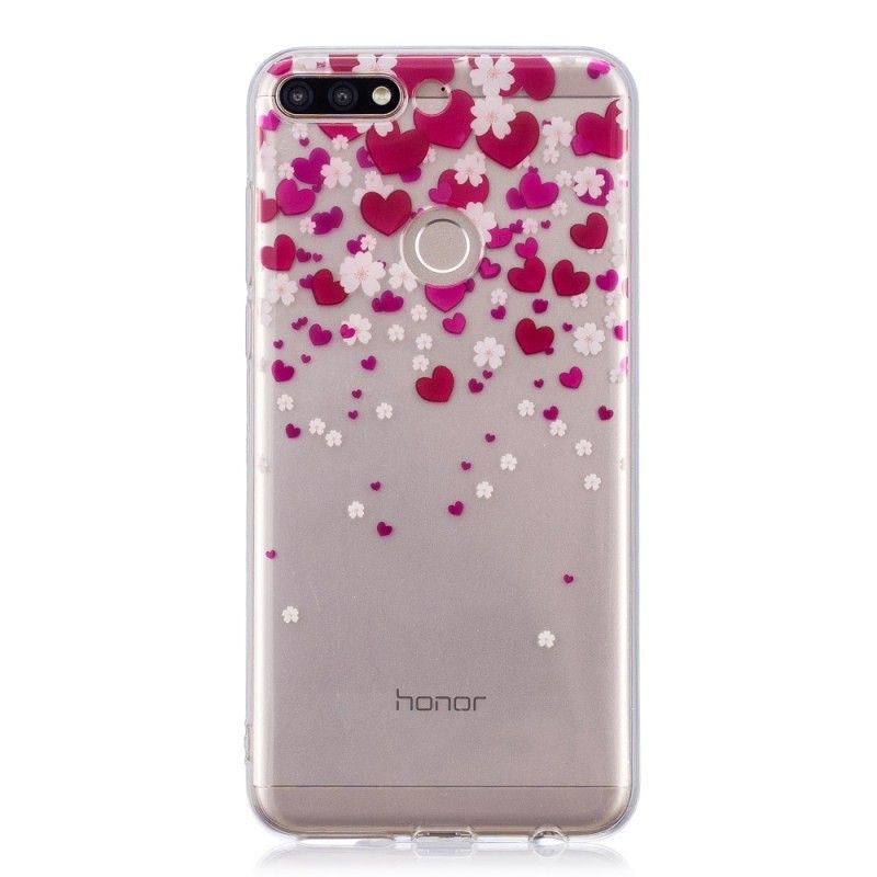 Skal Huawei Y7 2018 Hjärtas Regn