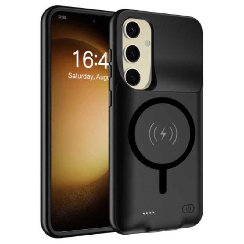 10000mah Batterifodral För Samsung Galaxy S25 Plus Med Extern Laddare Och Magnetfäste