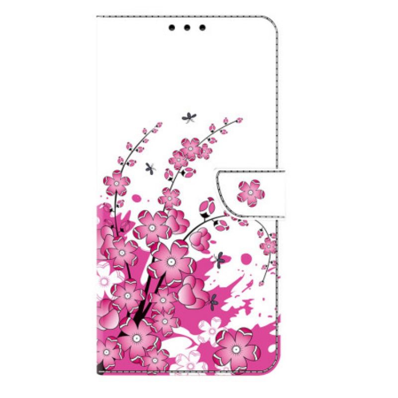Fodral För Samsung Galaxy S25 Plus 5g Rosa Blommönster