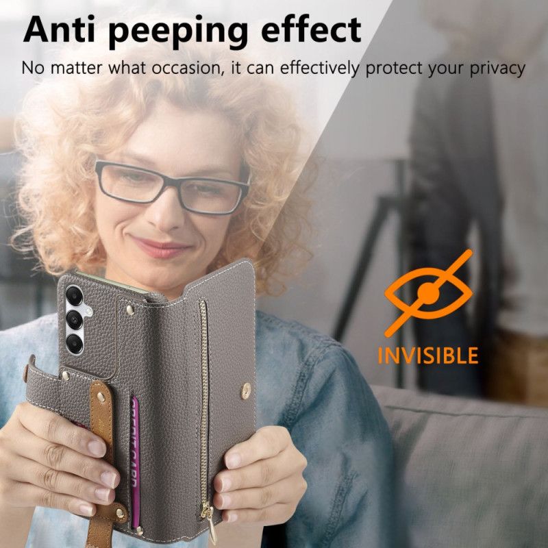 Fodral Samsung Galaxy S25 Plus 5g Plånbok Med Dragkedja