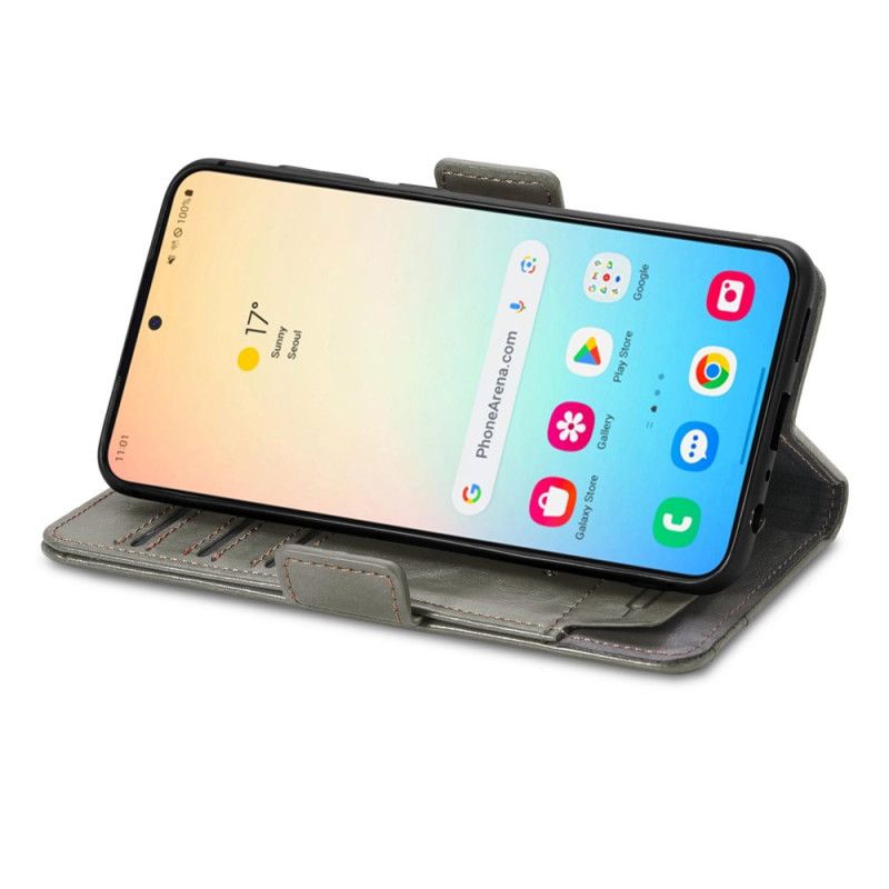 Läderfodral Samsung Galaxy S25 Plus 5g Telefonfodral Caseneo Rfid-plånbok