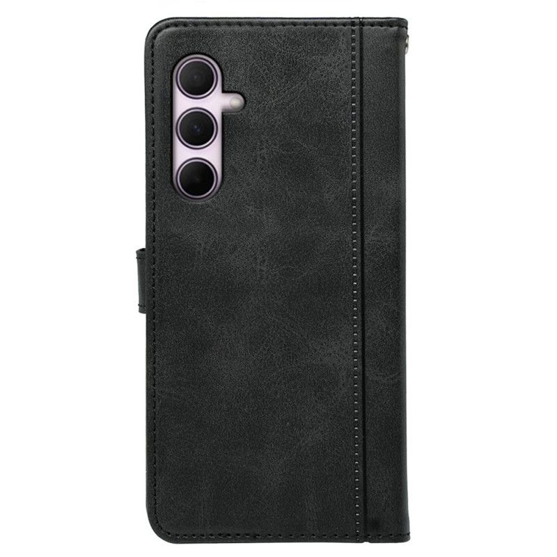 Läderskal Fodral Samsung Galaxy S25 Plus 5g Vintagestil