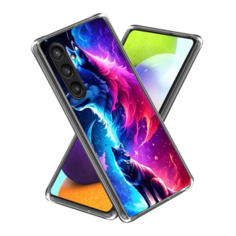 Skal För Samsung Galaxy S25 Plus 5g Färgglad Varg