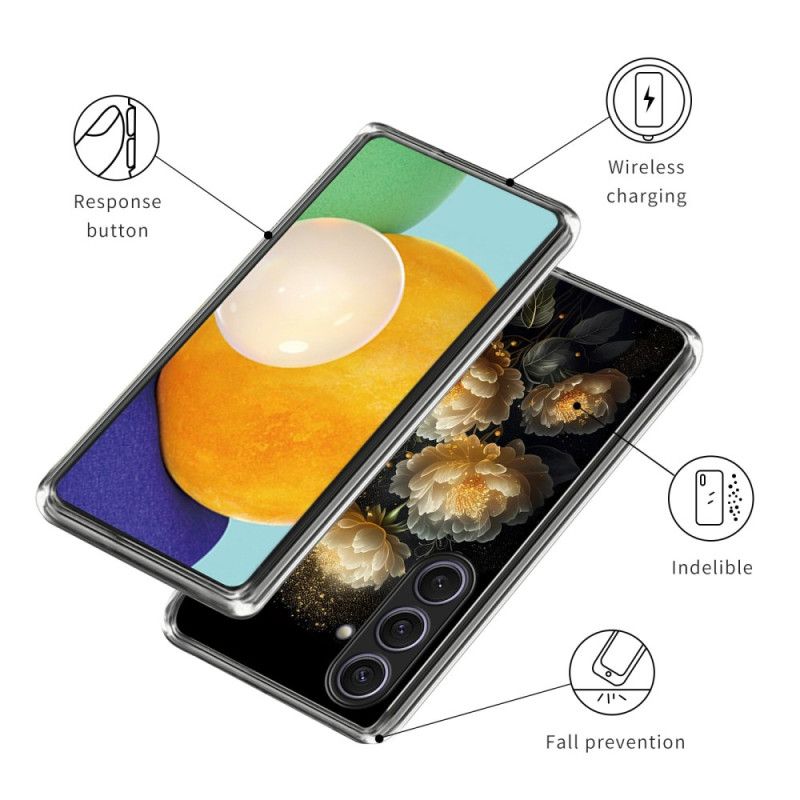 Skal För Samsung Galaxy S25 Plus 5g Gyllene Pioner