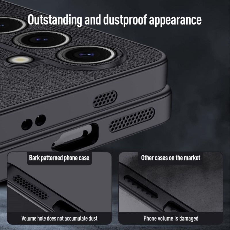 Skal För Samsung Galaxy S25 Plus 5g Läderstil