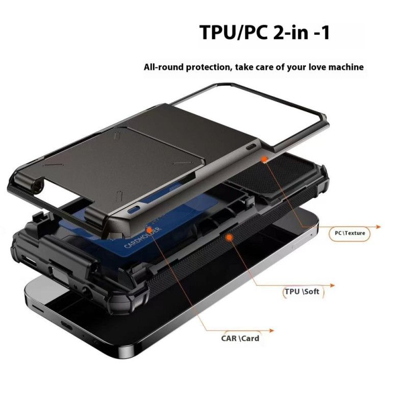 Skal Samsung Galaxy S25 Plus 5g Integrerad Korthållare